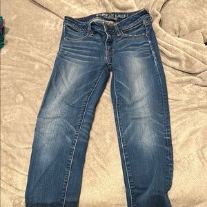 American Eagle Outfitters Blue Skinny Jeans
